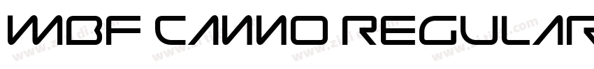 MBF Canno Regular字体转换